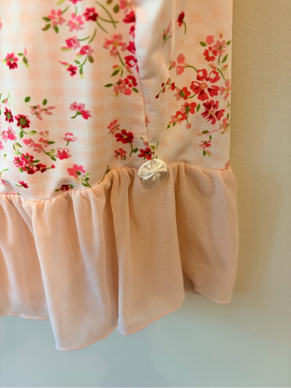 Vintage Style Floral Corset Chemise Pink Lace Bustier Coquette Balletcore Y2K - Picture 3 of 8